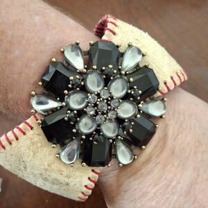 Vintage 1-of-a-Kind Baseball Bling 31 Bracelet.